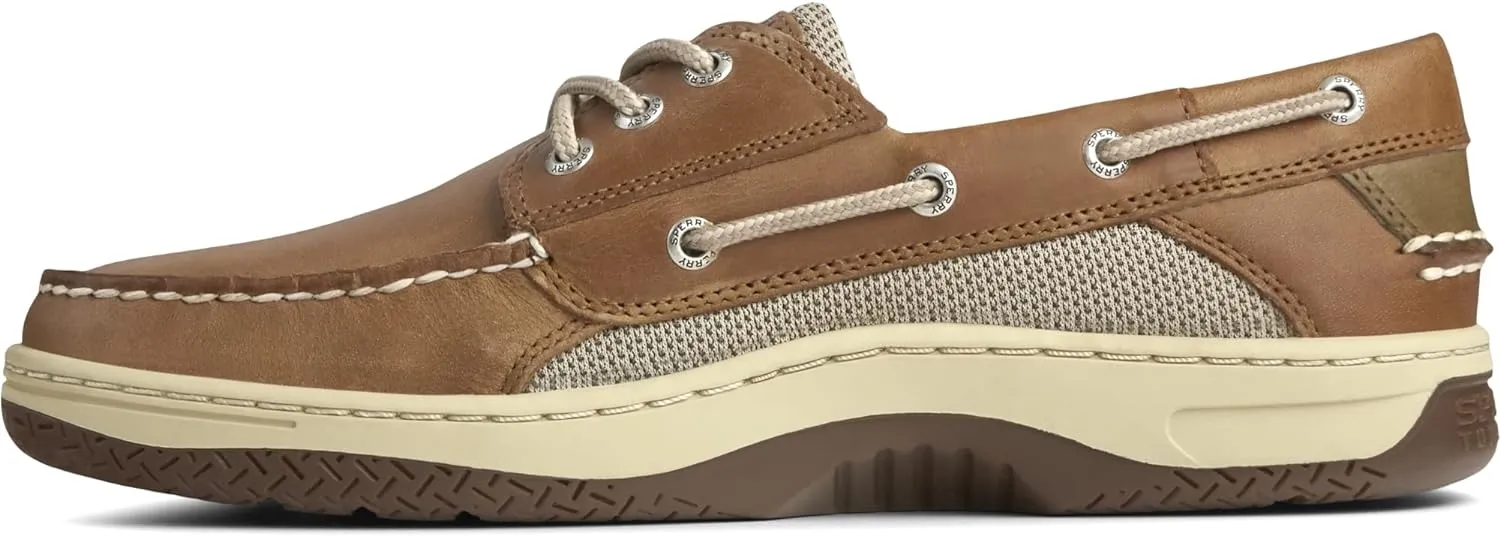 0799320 Sperry Billfish 3-Eye Boat Shoe Men's Lace up Casual Shoes DARK TAN 10 - Like New