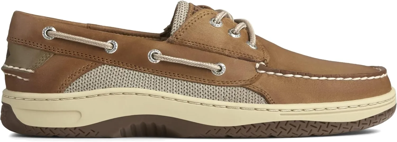 0799320 Sperry Billfish 3-Eye Boat Shoe Men's Lace up Casual Shoes DARK TAN 10 - Like New