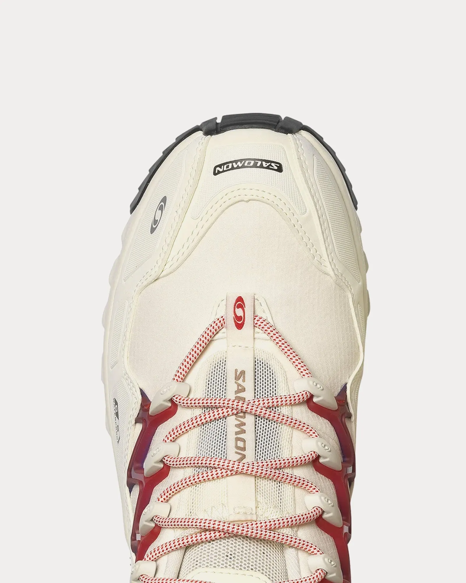 ACS   Climasalomon Vanilla Ice / Quicksilver / High Risk Red Low Top Sneakers