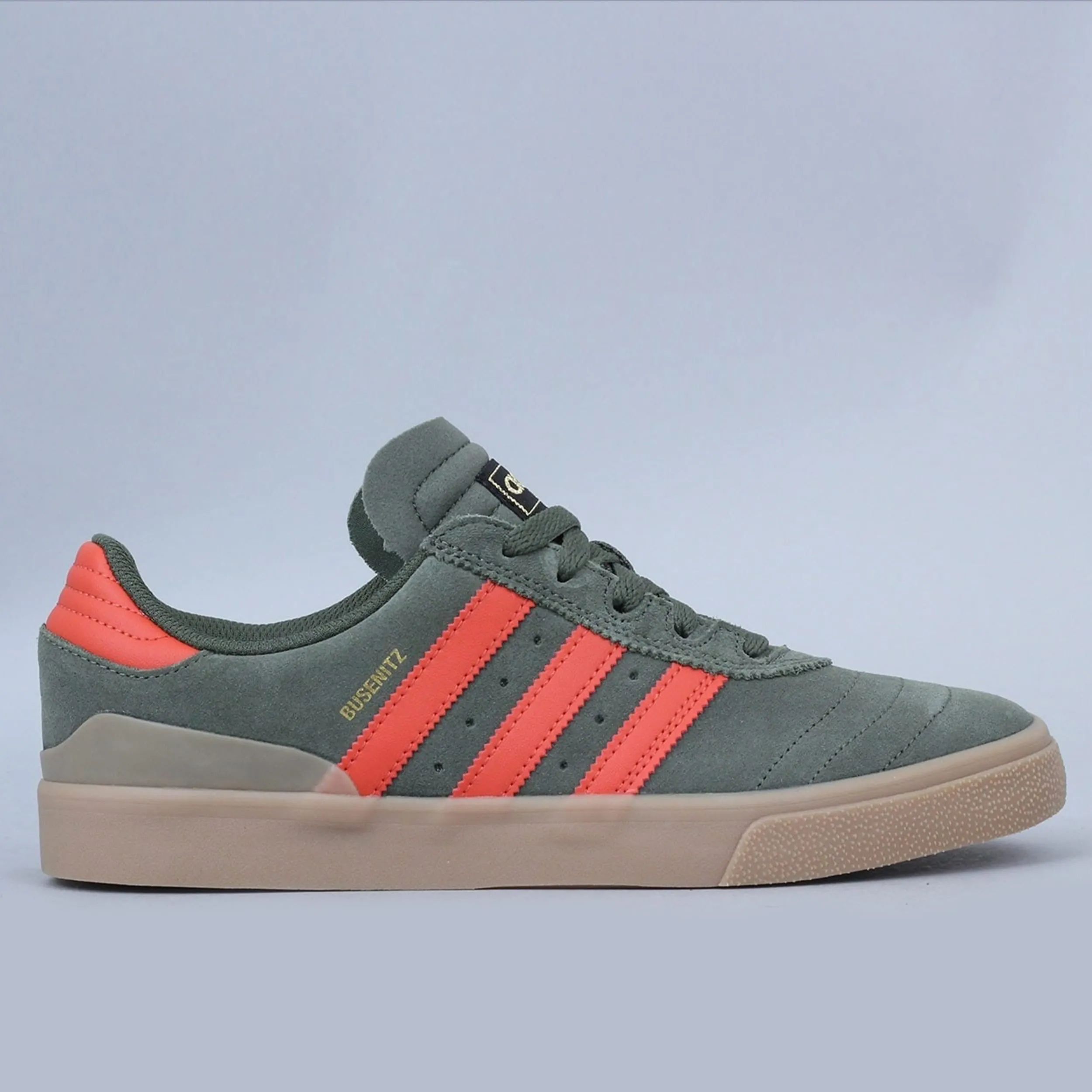 adidas Busenitz Vulc Shoes Base Green / Raw Amber / Gum4