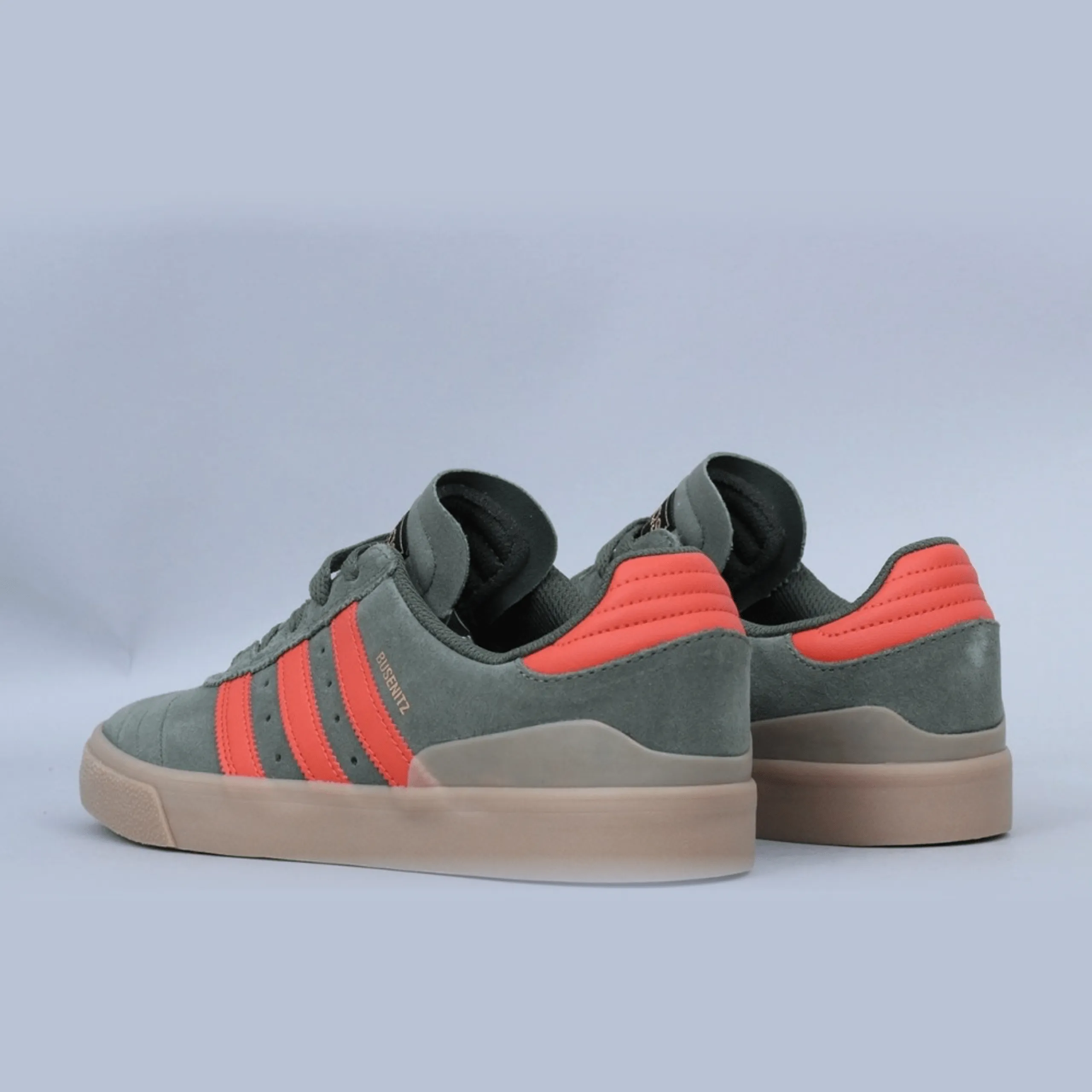 adidas Busenitz Vulc Shoes Base Green / Raw Amber / Gum4