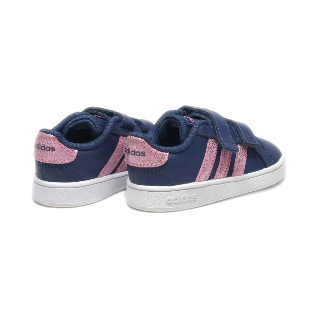 Adidas Grand Court 2.0 Walkers Leather Blue Colour For Kids