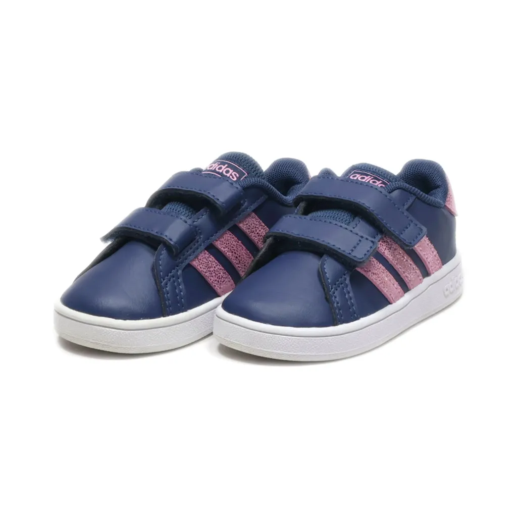 Adidas Grand Court 2.0 Walkers Leather Blue Colour For Kids