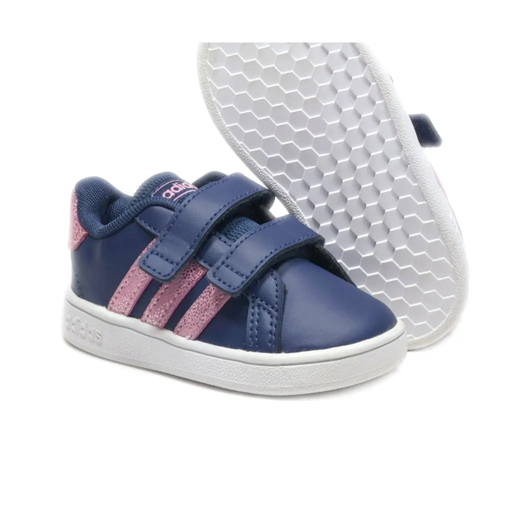 Adidas Grand Court 2.0 Walkers Leather Blue Colour For Kids