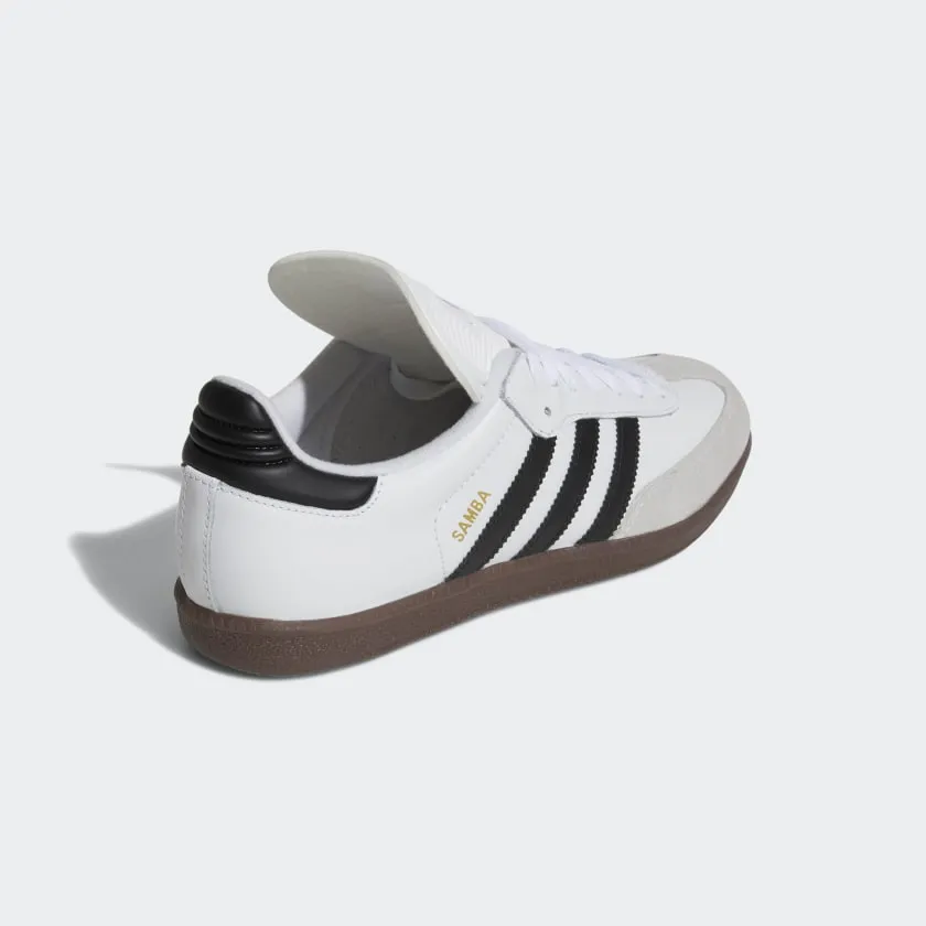 adidas SAMBA Indoor Soccer Shoes | Cloud White-Core Black | Men's