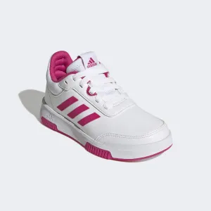ADIDAS TENSAUR SPORT TRAINING LACE SHOES-WHITE AND PINK