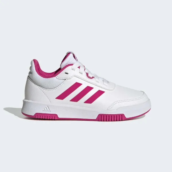 ADIDAS TENSAUR SPORT TRAINING LACE SHOES-WHITE AND PINK
