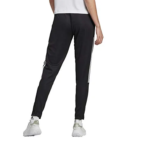 adidas womens Tiro 21 Track Pants Black/White XX-Large