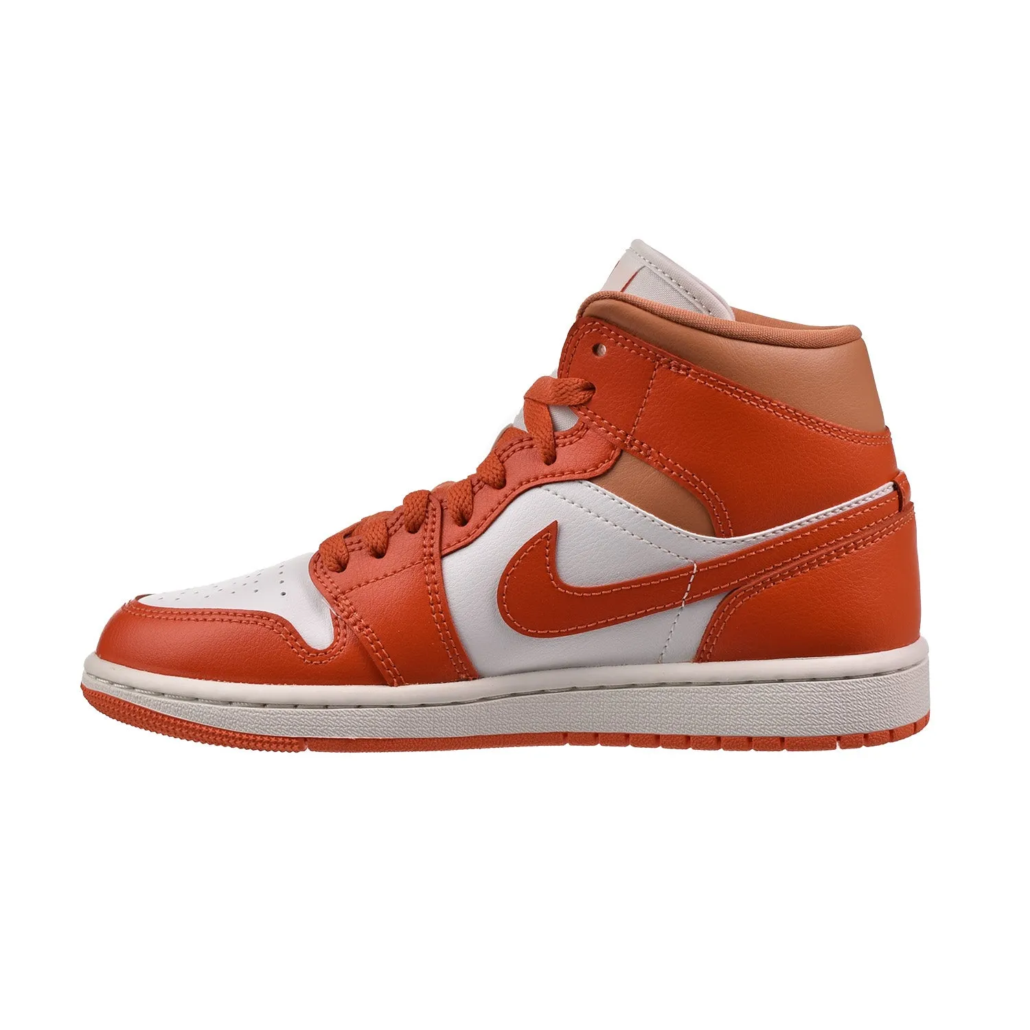 Air Jordan 1 Mid "Cosmic Clay" Women's Shoes Summit White-Amber Brown
