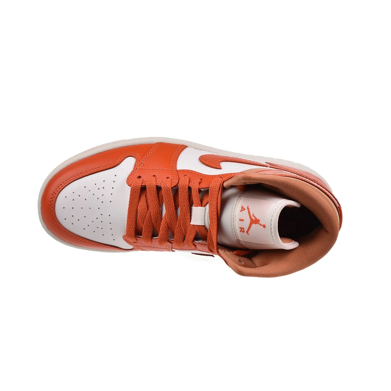 Air Jordan 1 Mid "Cosmic Clay" Women's Shoes Summit White-Amber Brown