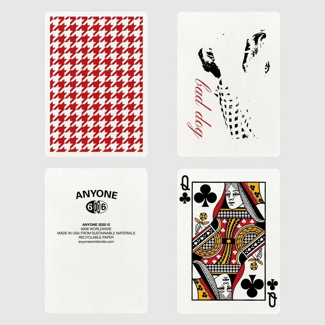 Anyone Worldwide Red Houndstooth