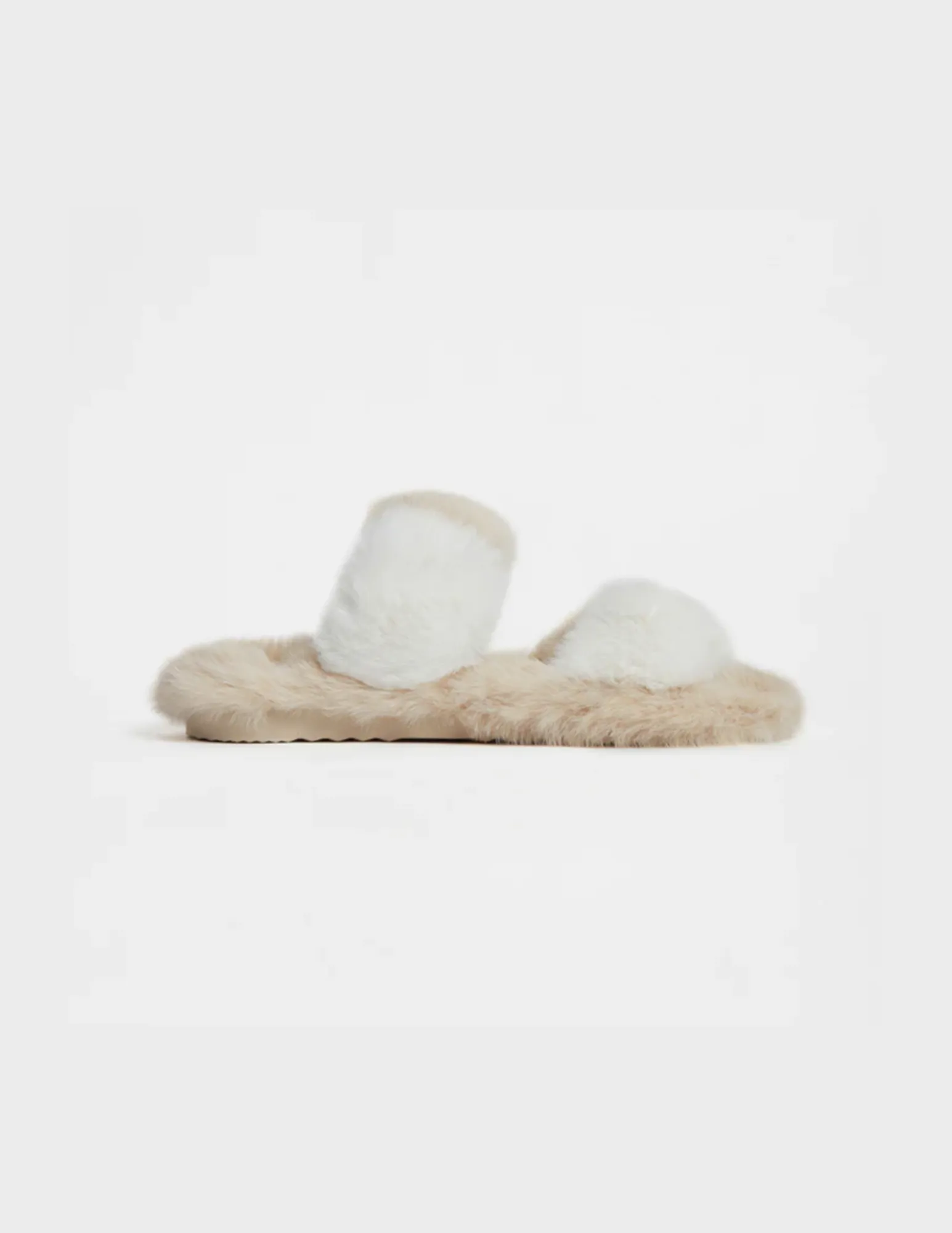 Apparis Lois Ivory & Latte Slippers