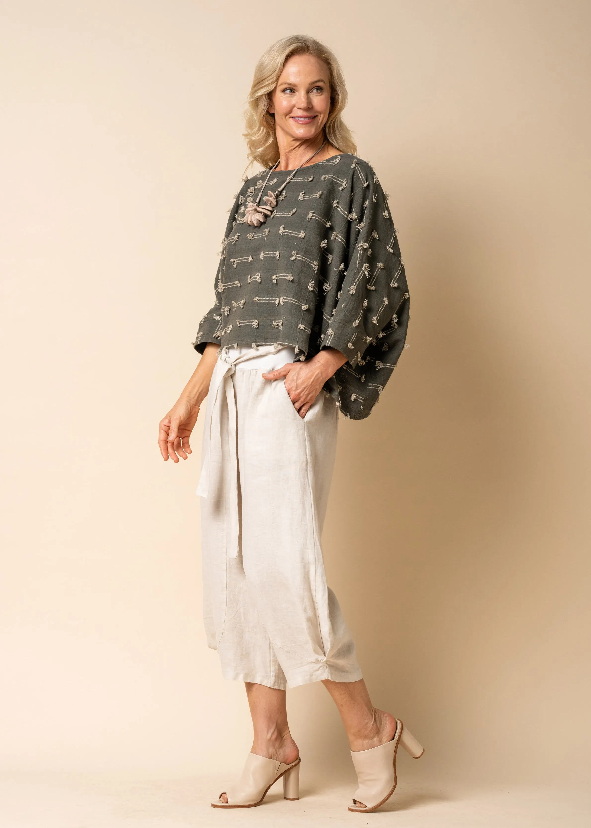 Attica Top in Khaki