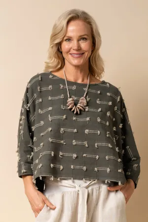 Attica Top in Khaki