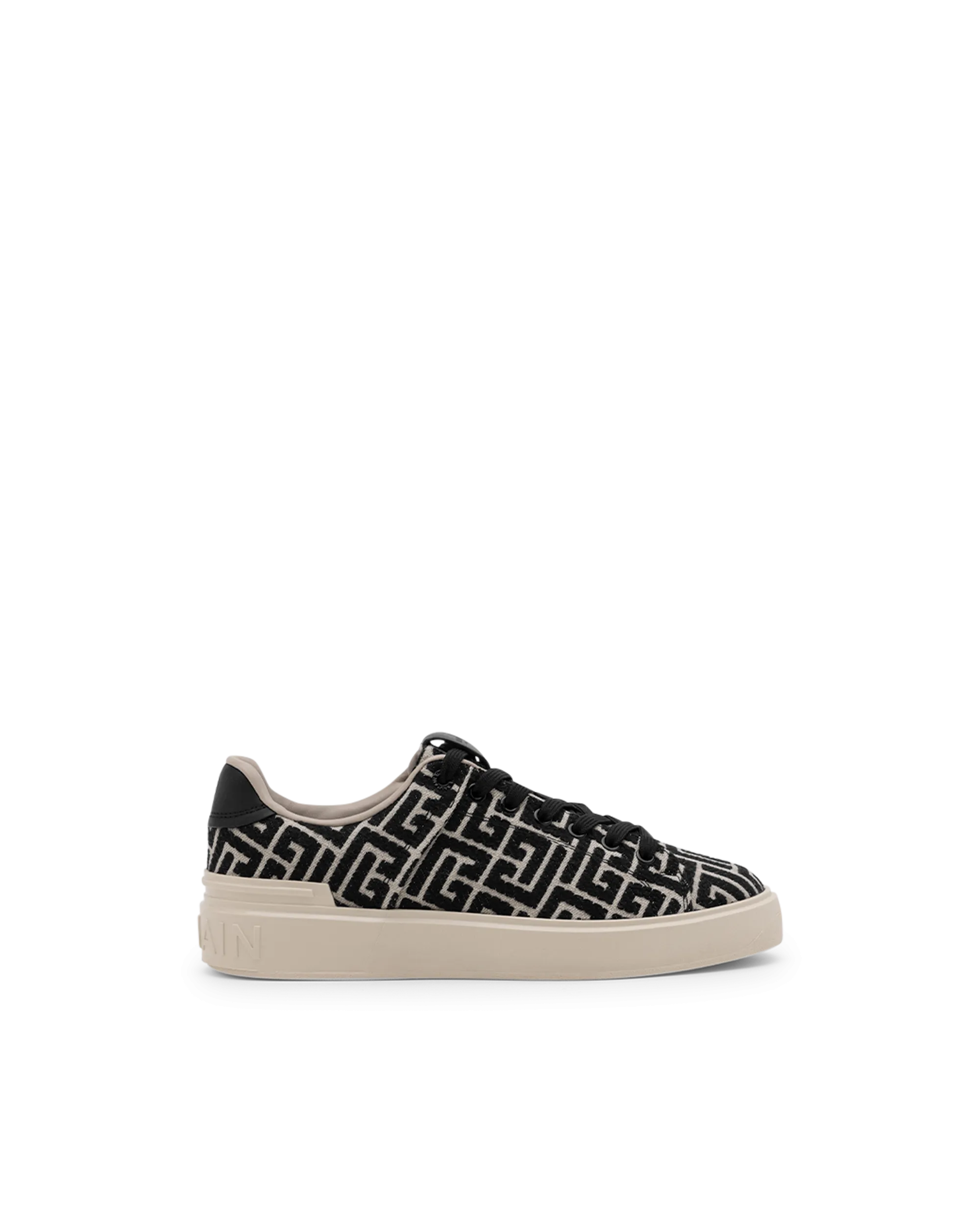 B-Court Monogram Jacquard Sneaker