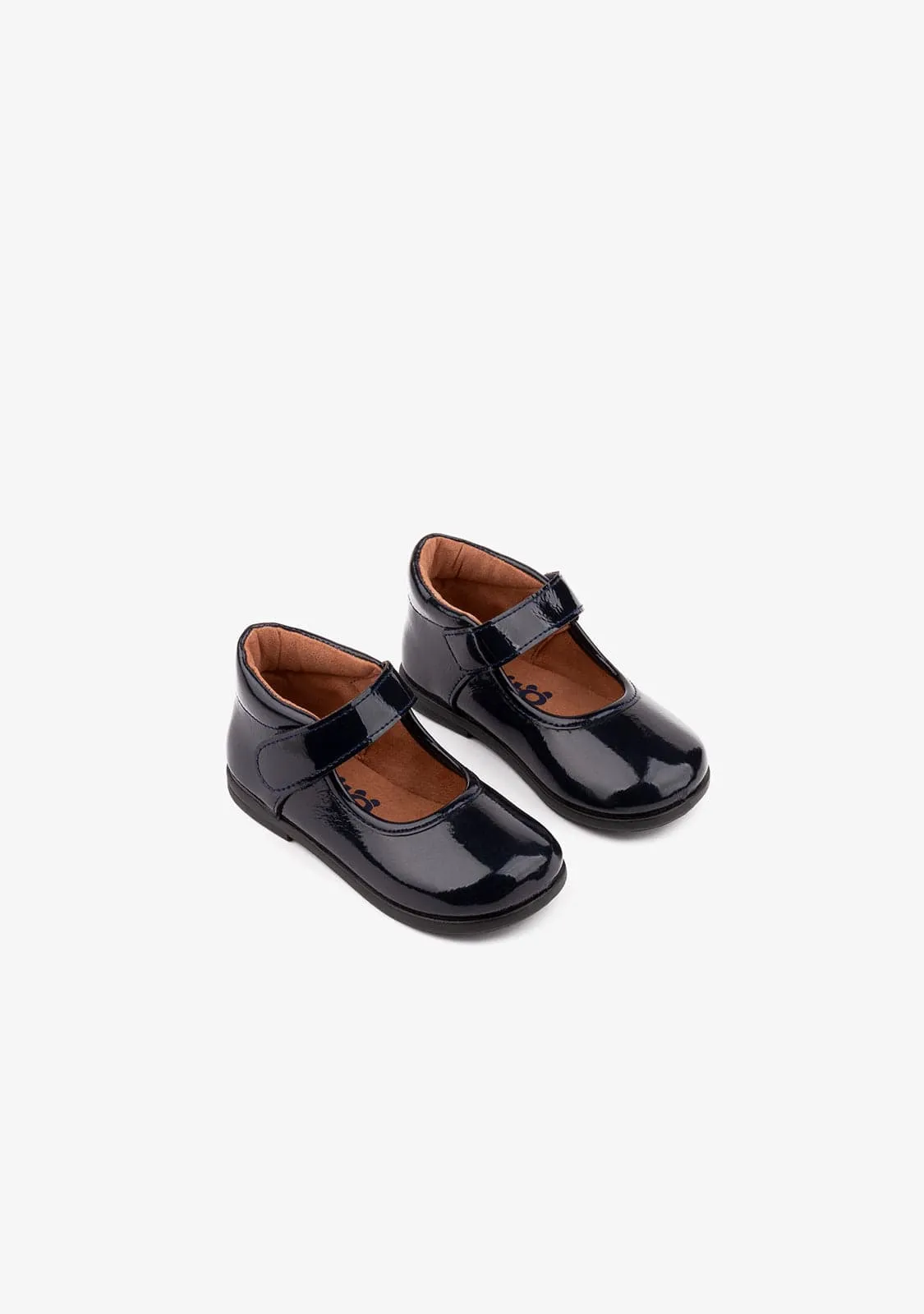 Baby's Navy Mary Janes Patent Leather