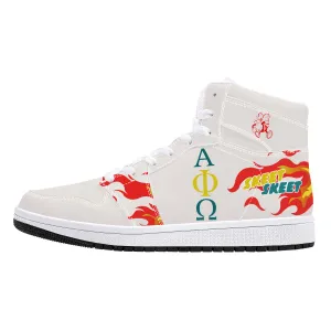 Be Who You Bee🐝 APO 🔥 Leather Sneakers - White