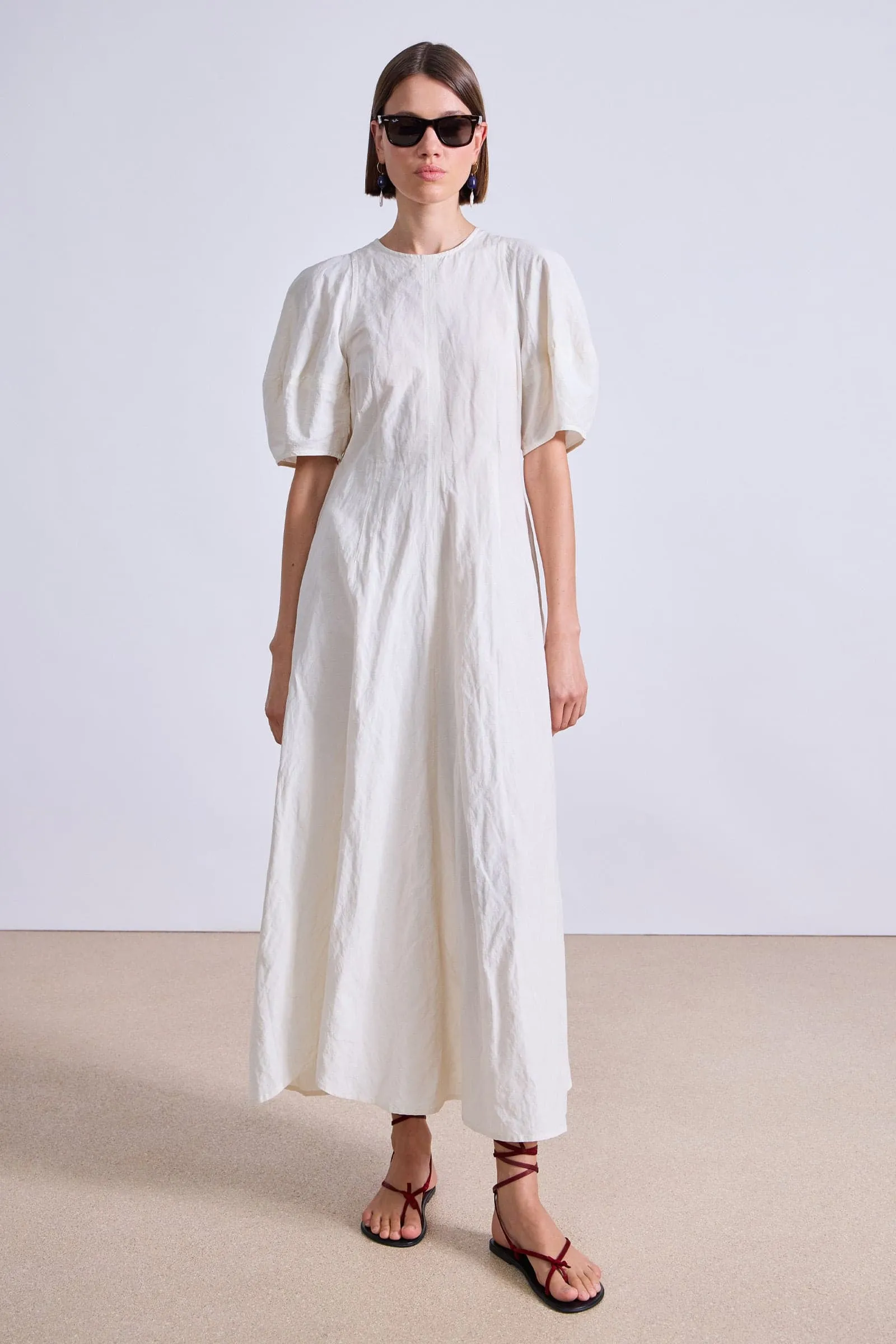 Bettina Maxi Cream Dress