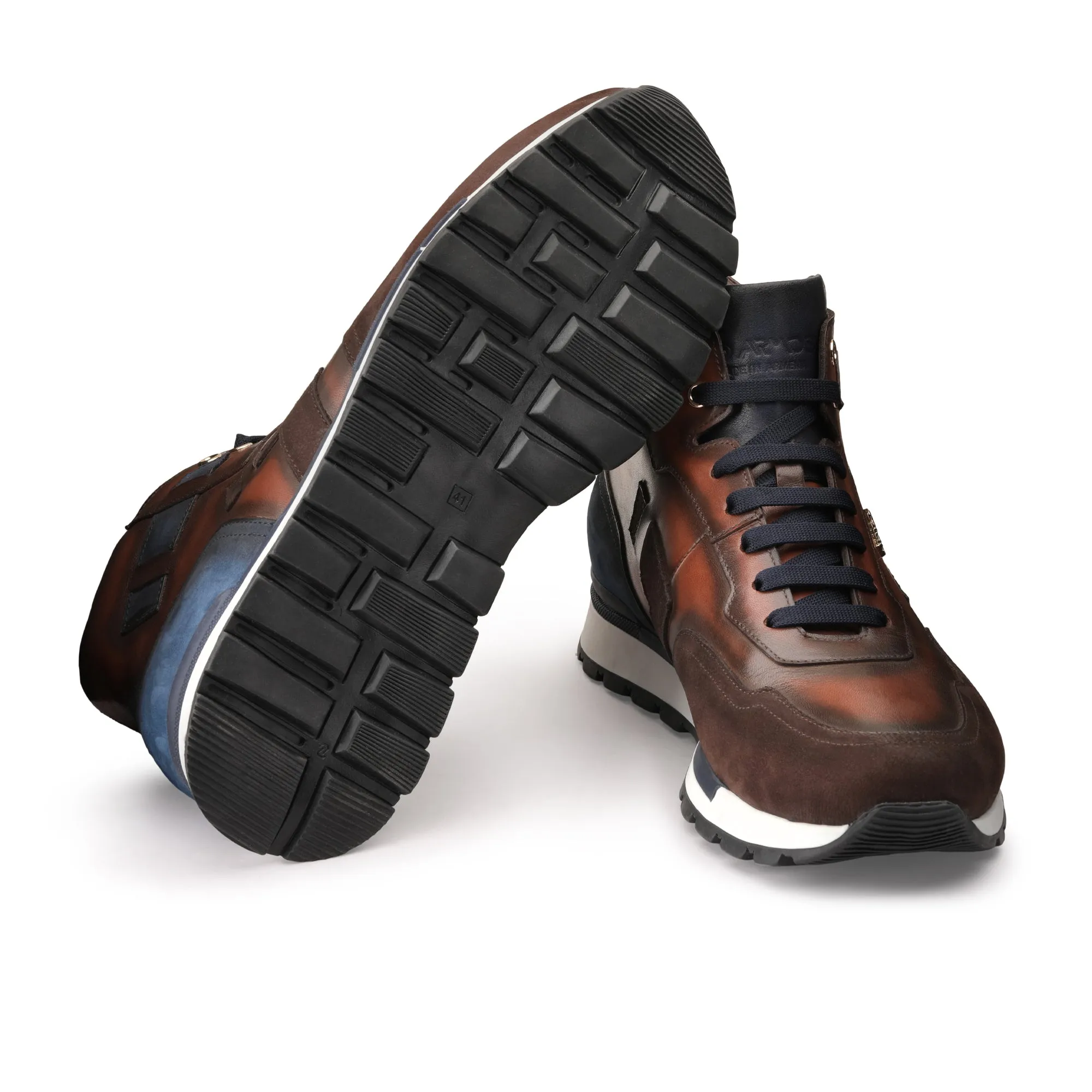 Brown winter sneakers