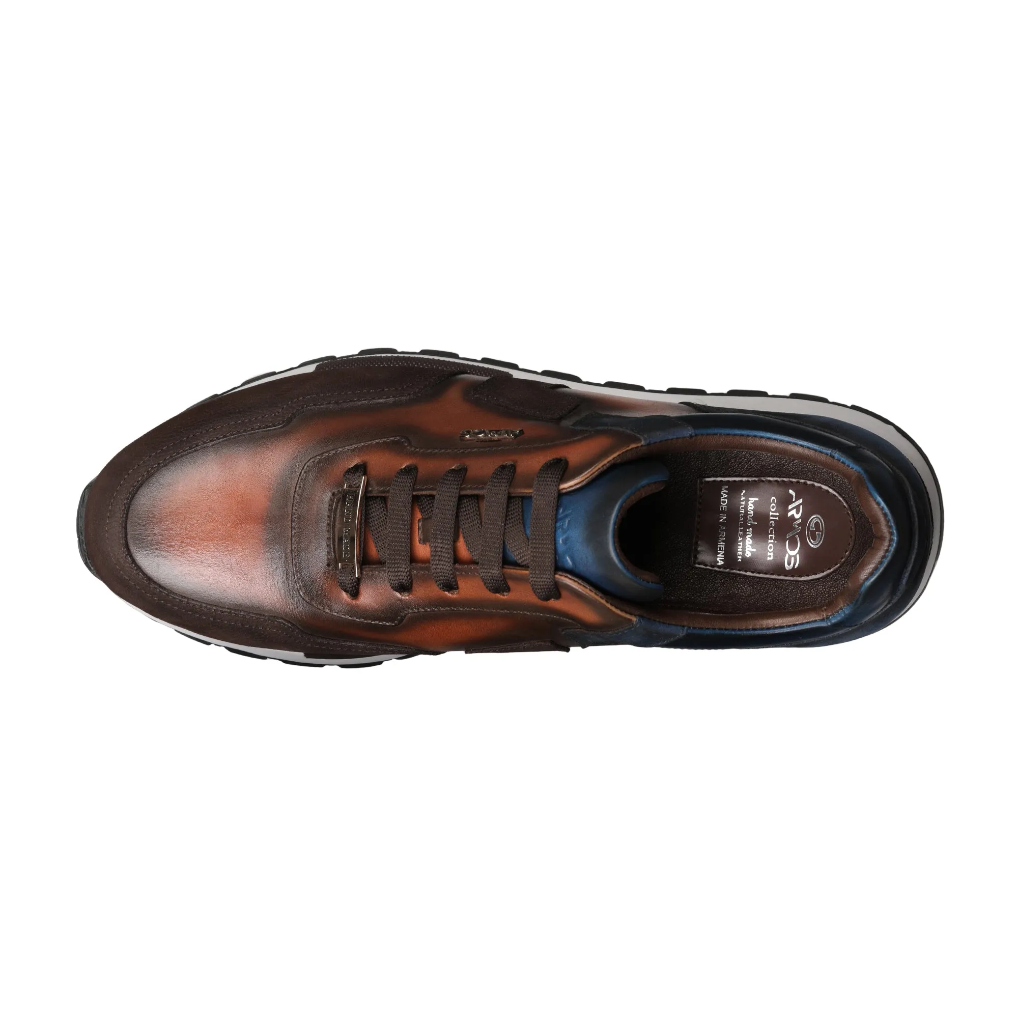 Brown winter sneakers