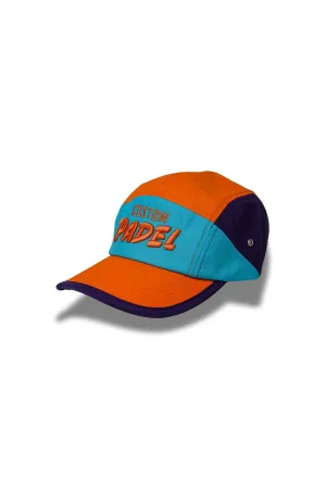 CA Padel Cap - Orange & Teal