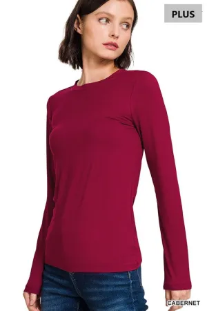 Cabernet Plus Microfiber Long Sleeve Top
