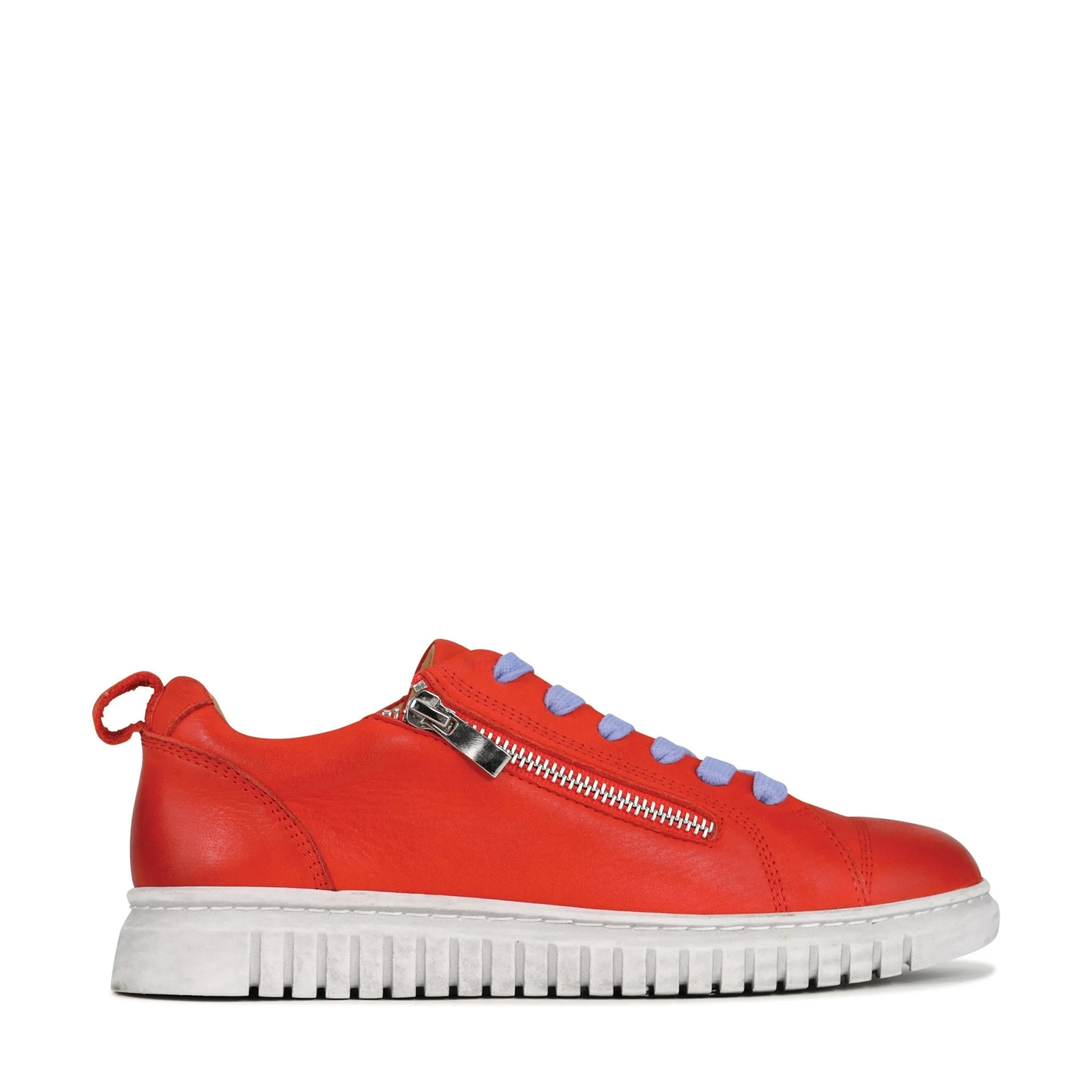 CLARENCE LEATHER LACE-UP SNEAKERS