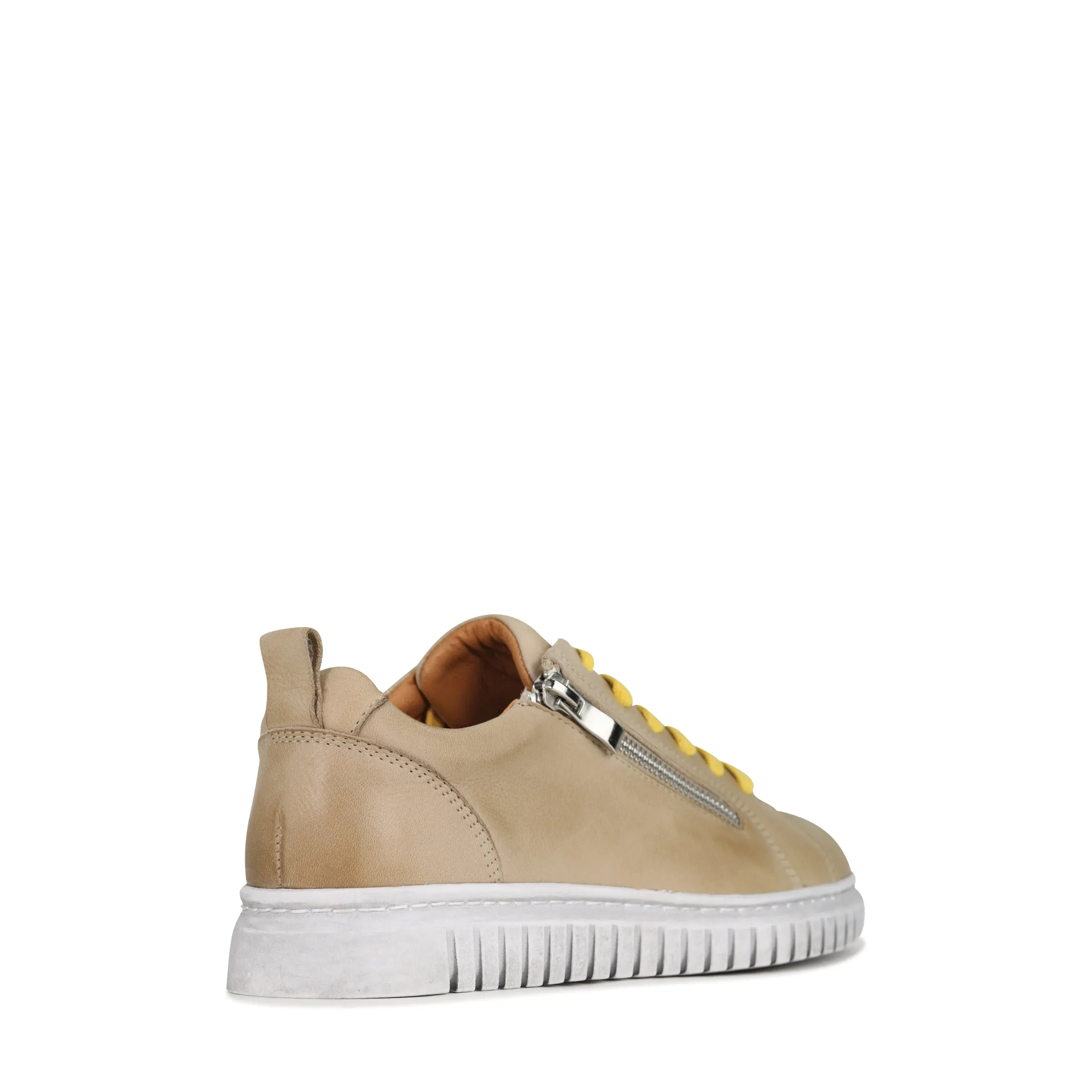 CLARENCE LEATHER LACE-UP SNEAKERS