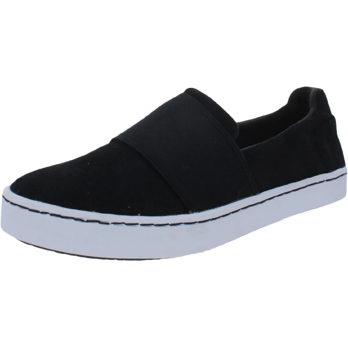 Clarks Womens Pawley Wes Suede Cushioned Footbed Slip-On Sneakers