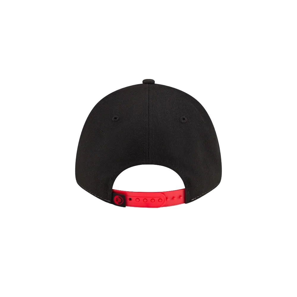 Court Culture HEAT Logo Red Colorblock Dad Hat