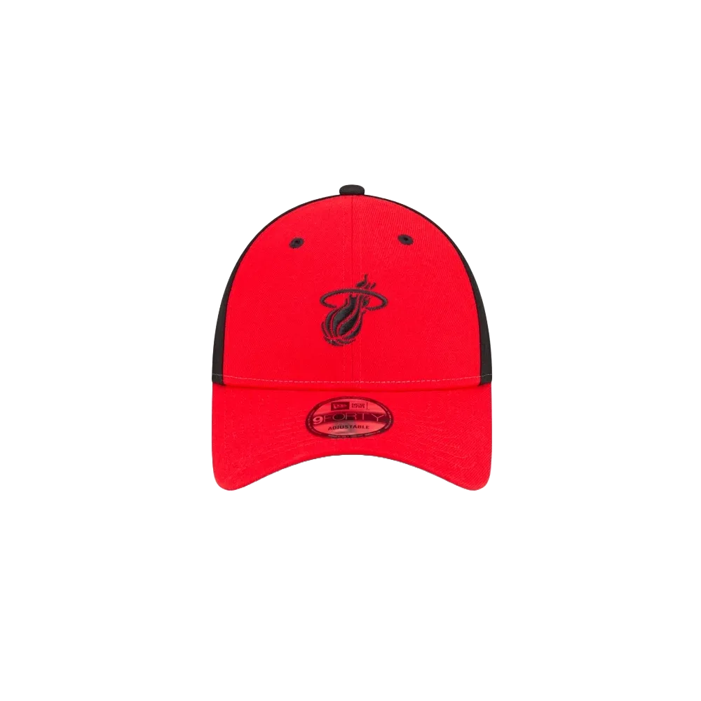 Court Culture HEAT Logo Red Colorblock Dad Hat