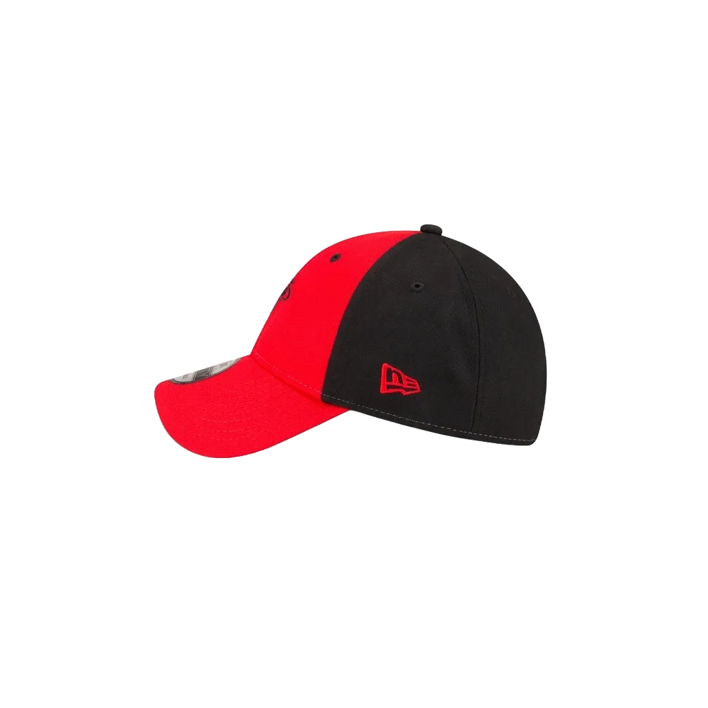 Court Culture HEAT Logo Red Colorblock Dad Hat