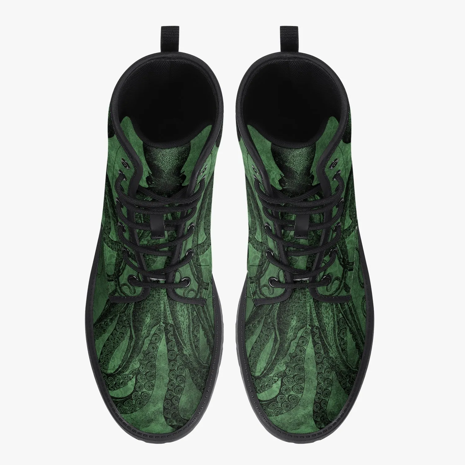 Cthullu Green Steampunk Boots (JPREG66)