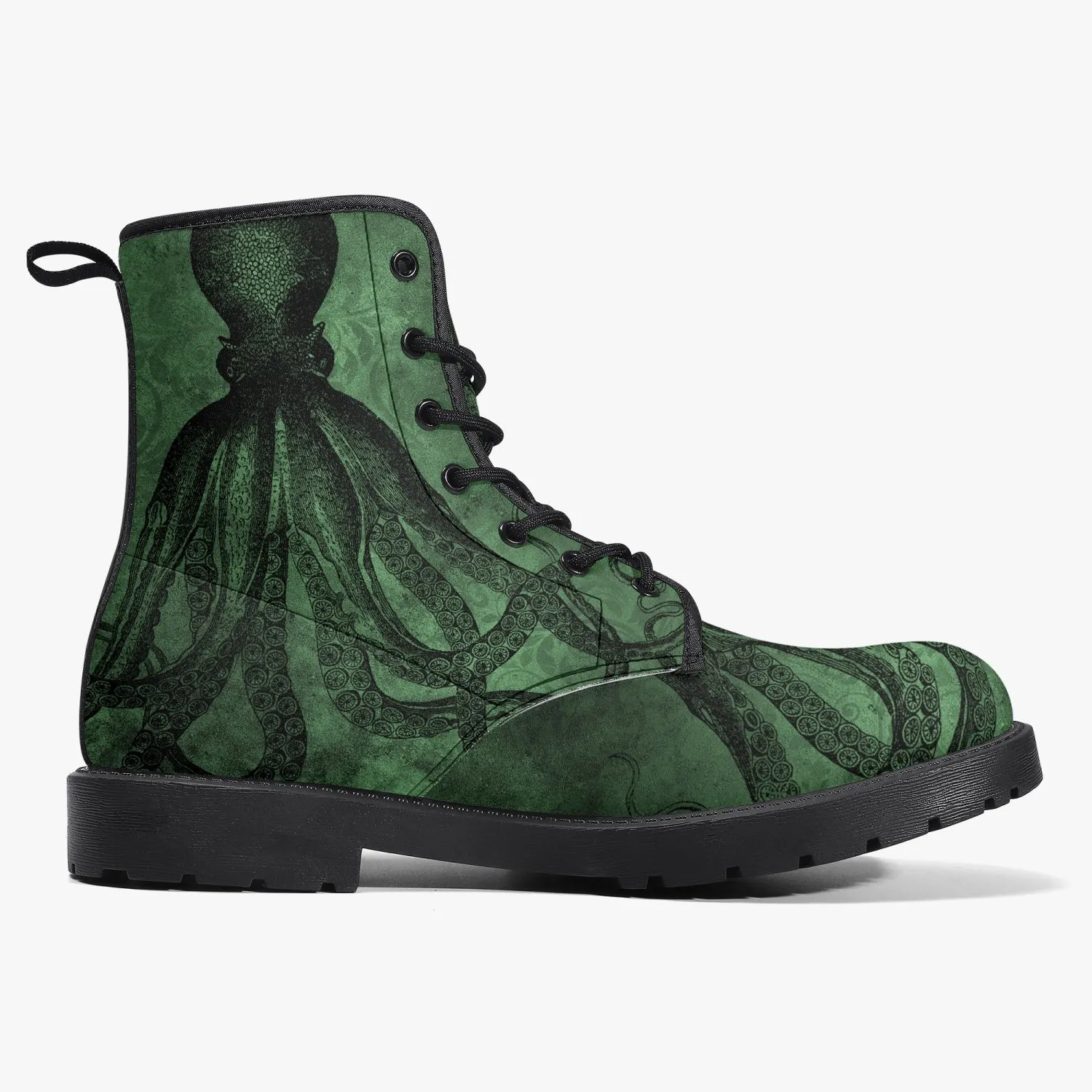 Cthullu Green Steampunk Boots (JPREG66)