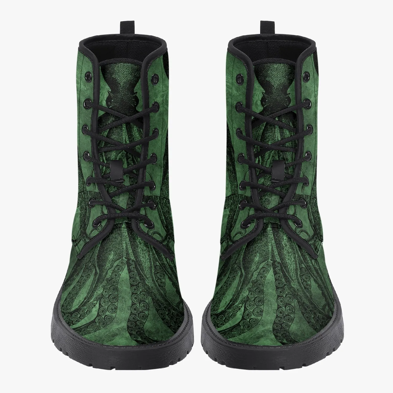 Cthullu Green Steampunk Boots (JPREG66)