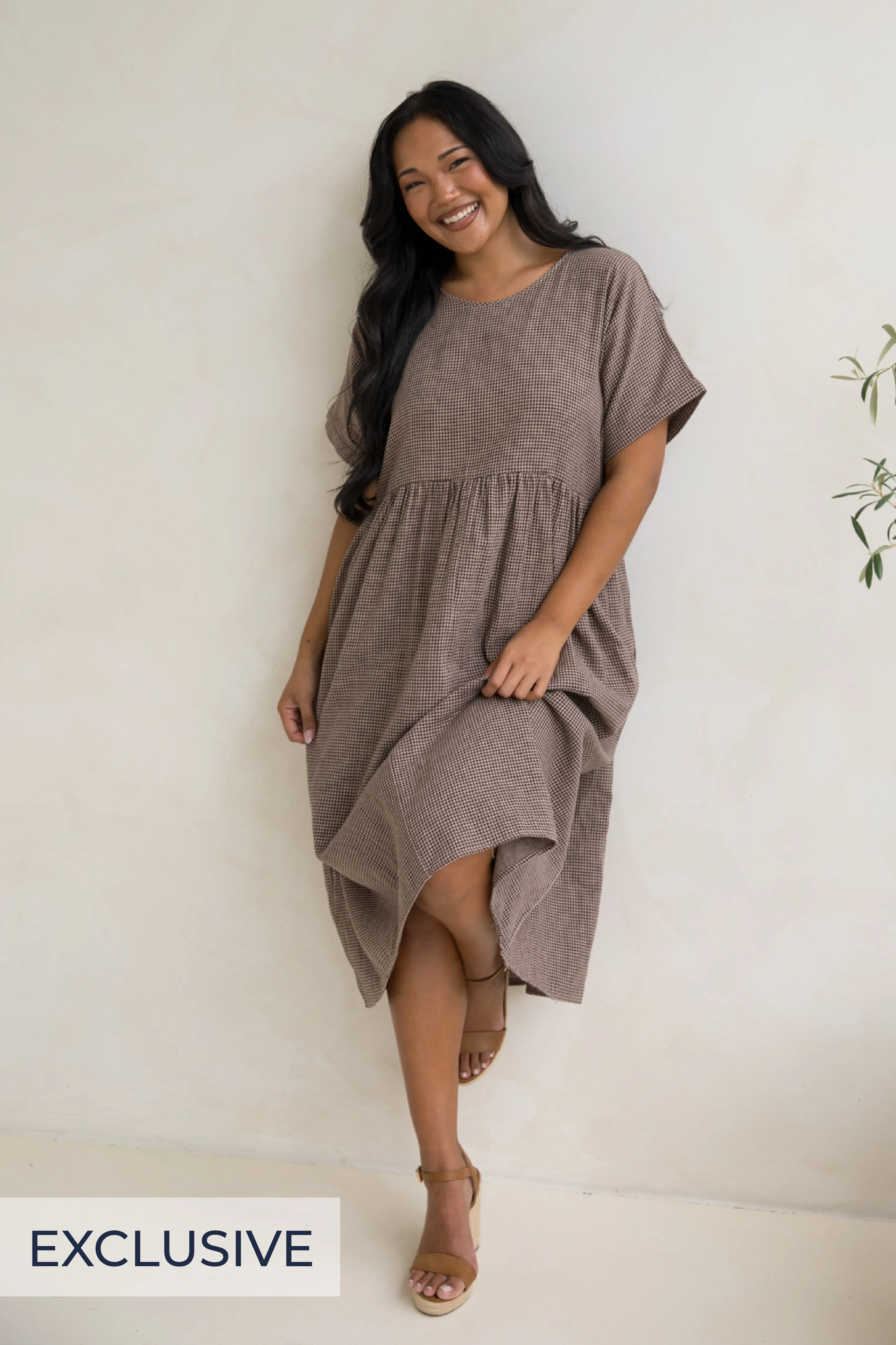 Darcy Dress | Chocolate Check