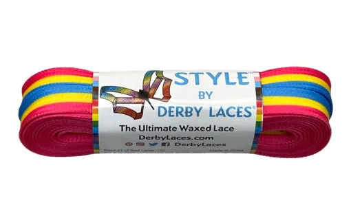 Derby Laces Pride Style 108in Pair