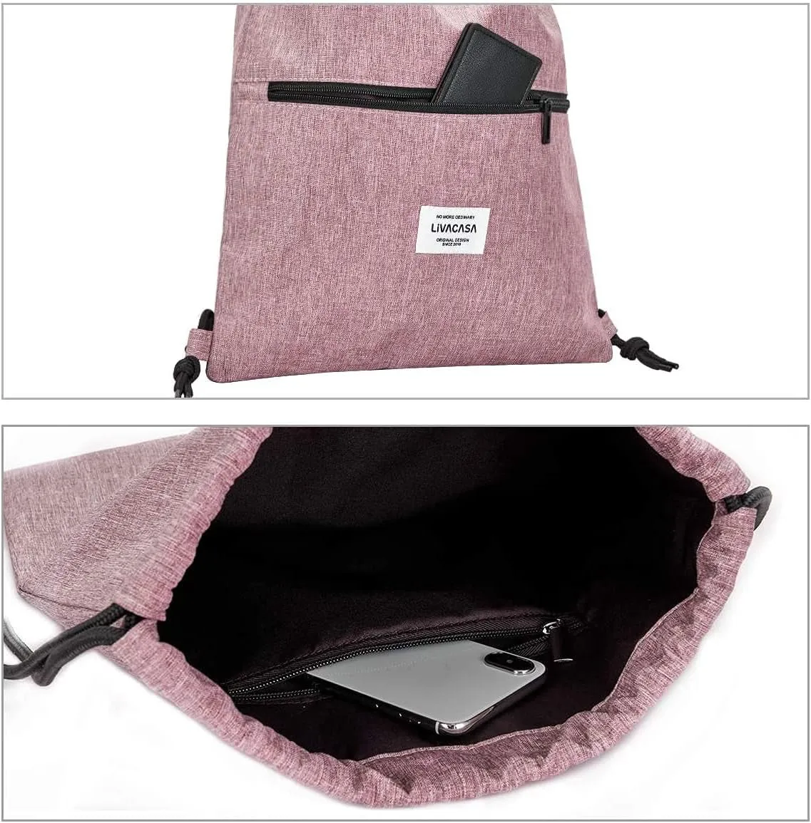 Drawstring Backpack Bag for Men/Women Gym Drawstring Bag
