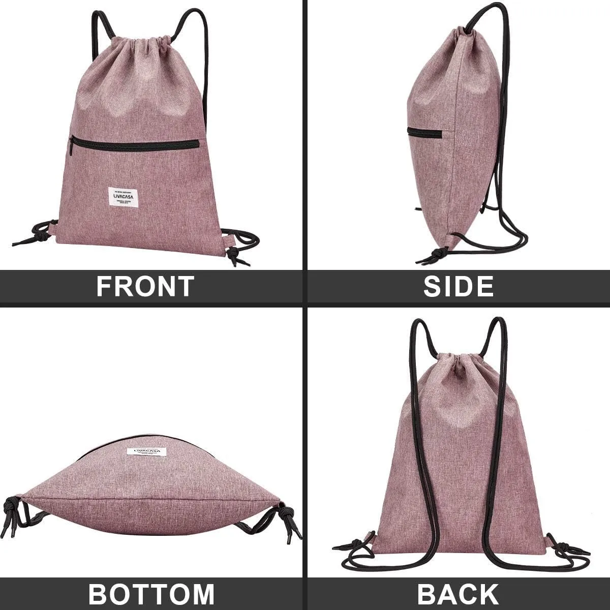 Drawstring Backpack Bag for Men/Women Gym Drawstring Bag