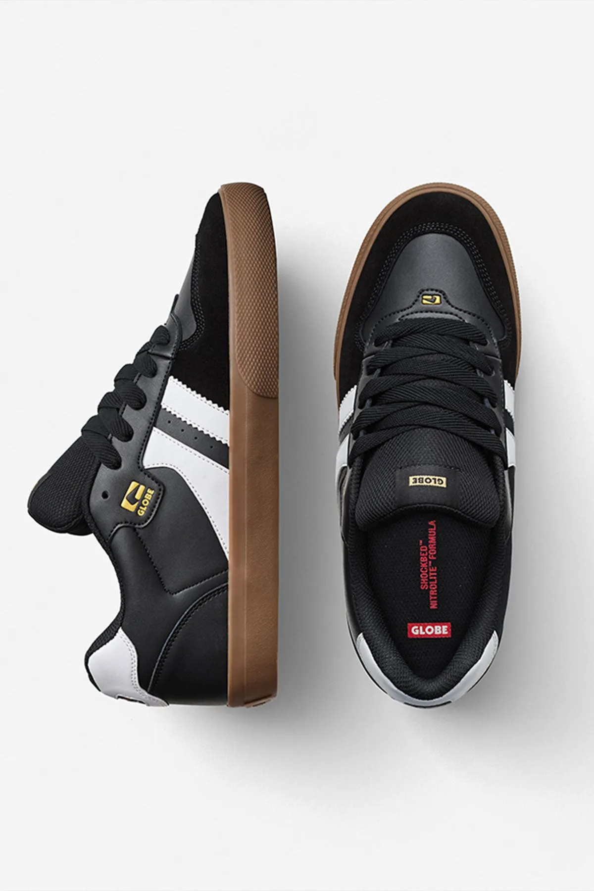 Encore-2 - Black/White/Tobacco - Shoes