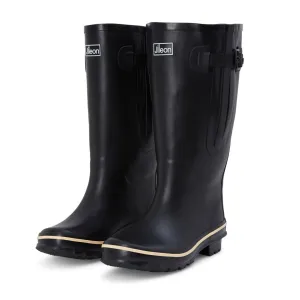 Extra Wide Calf Black Wellies - Wide in Foot and Ankle - Fit 40-57cm Calf