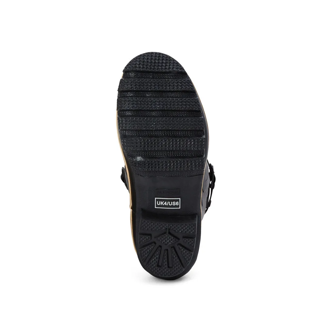Extra Wide Calf Black Wellies - Wide in Foot and Ankle - Fit 40-57cm Calf