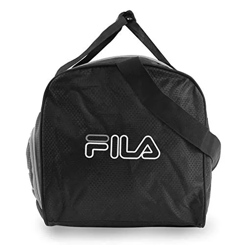 Fila Ace 2 Small Duffel Gym Sports Bag, Black/Grey One Size