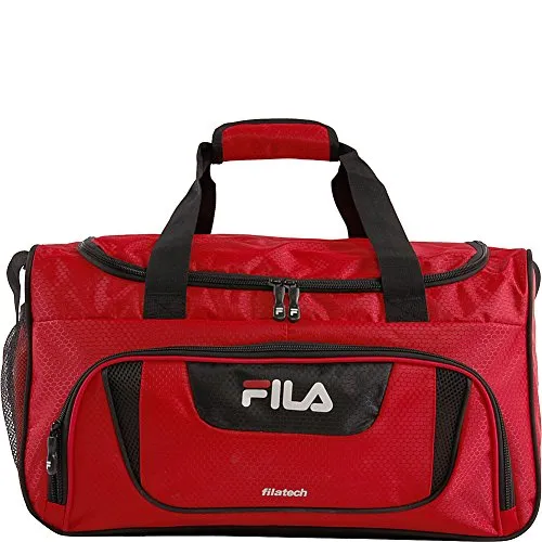 Fila Ace 2 Small Duffel Sports Gym Bag, Red, One Size