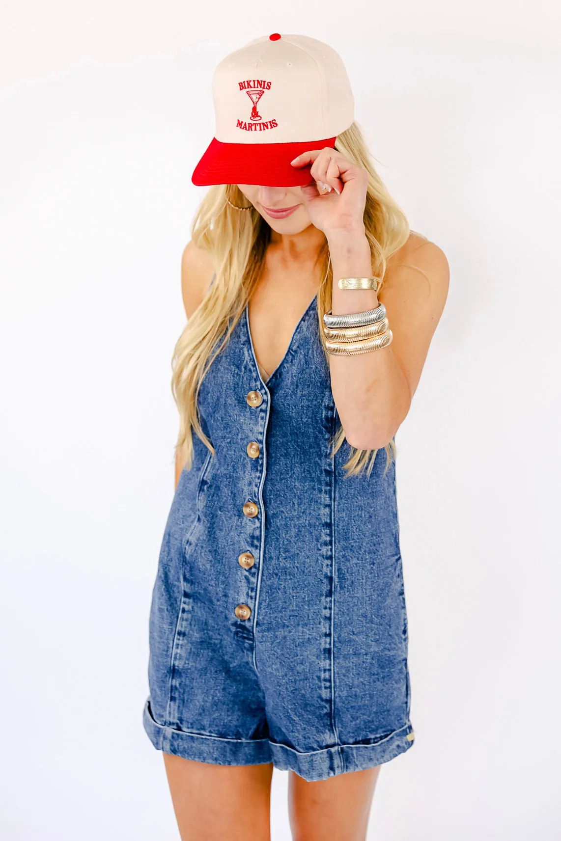 FINAL SALE!! San Diego Denim Romper by Show Me Your MuMu