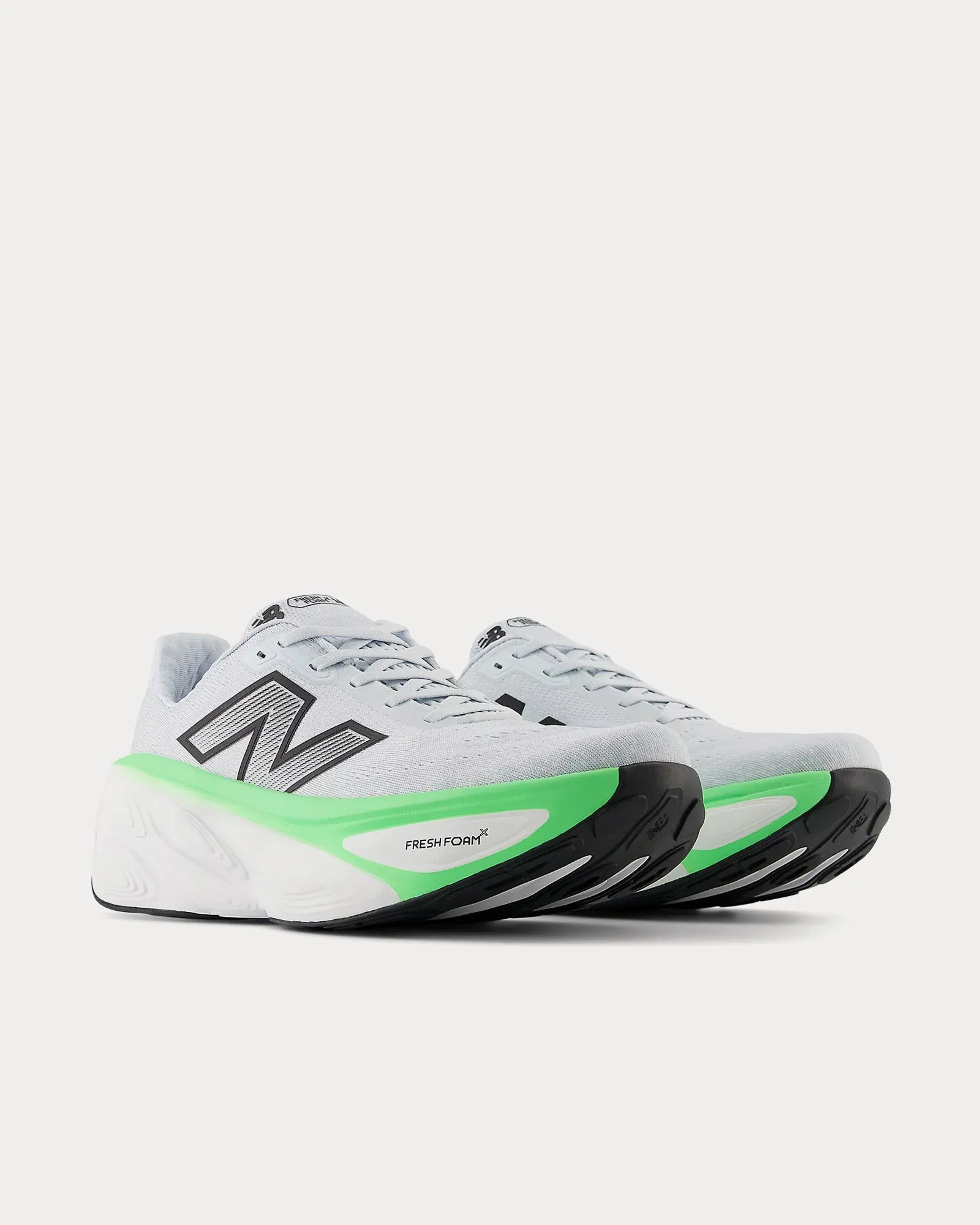 Fresh Foam X More v5 Ice Blue / Electric Jade / Black Running Shoes