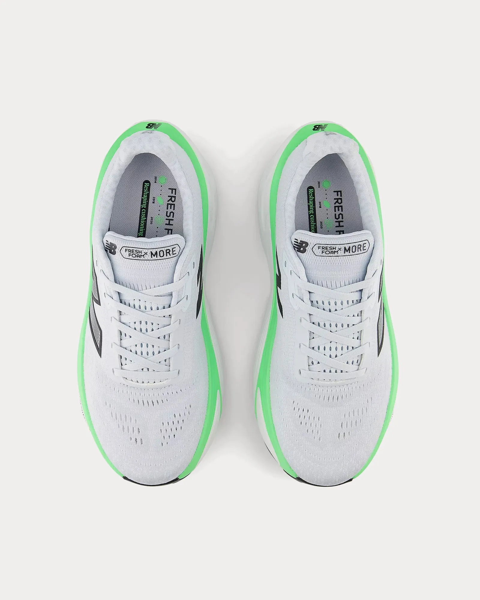 Fresh Foam X More v5 Ice Blue / Electric Jade / Black Running Shoes