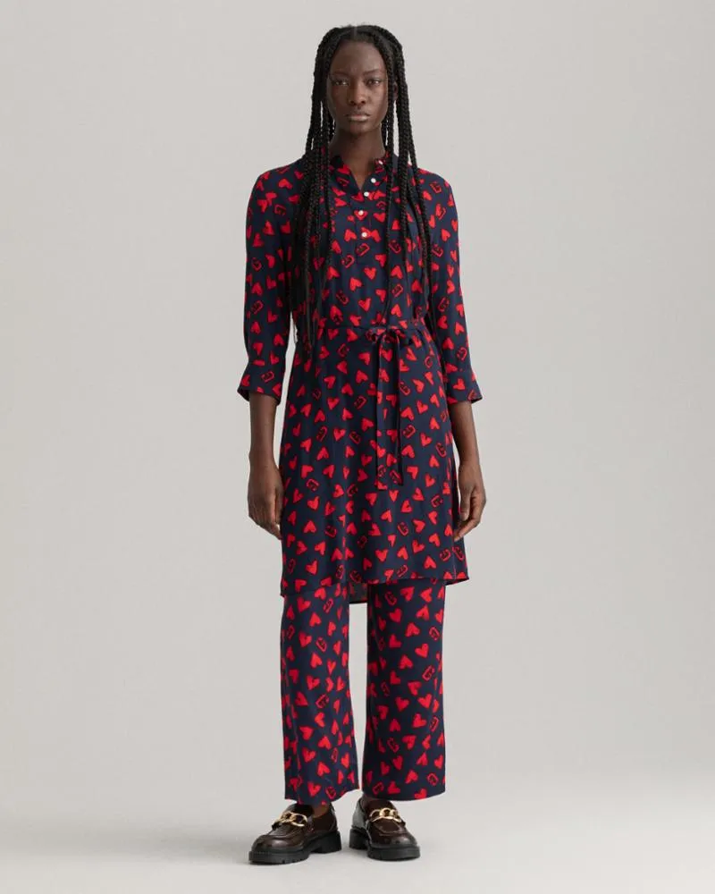 Gant Apparel Womens CV. COLLEGIATE HEART  DRESS 409/CLASSIC BLUE