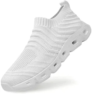HANMUN Mens Trainers Road Running Shoes Mesh Lightweight Walking Shoes Athletic Gym Running Shoes