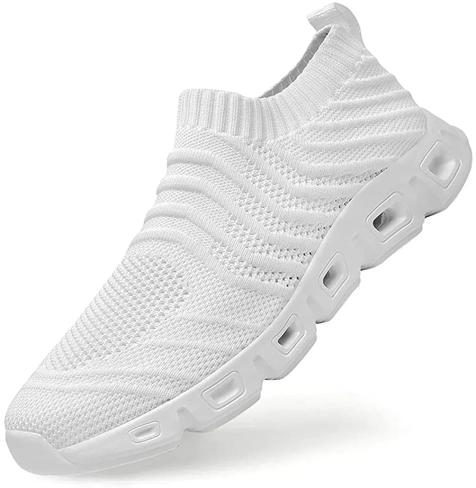 HANMUN Mens Trainers Road Running Shoes Mesh Lightweight Walking Shoes Athletic Gym Running Shoes